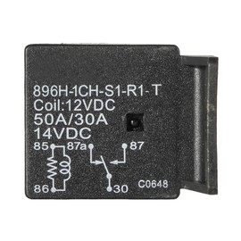 896H-1CH-S1-R1-T 12VDC 30A SPDT 5Pins Quick Connect Mini lSO Automotive Relay.
