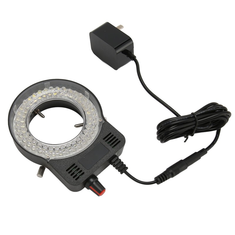 Microscope Ring Light 52 LED Beads Adjustable Easy Mounting Ring