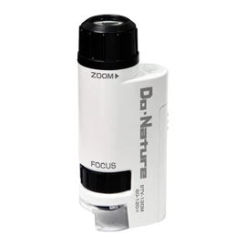Kenko STV-120M Do/Nature Microscope, 60-120x, Built-in LED Light, Compact and Portable