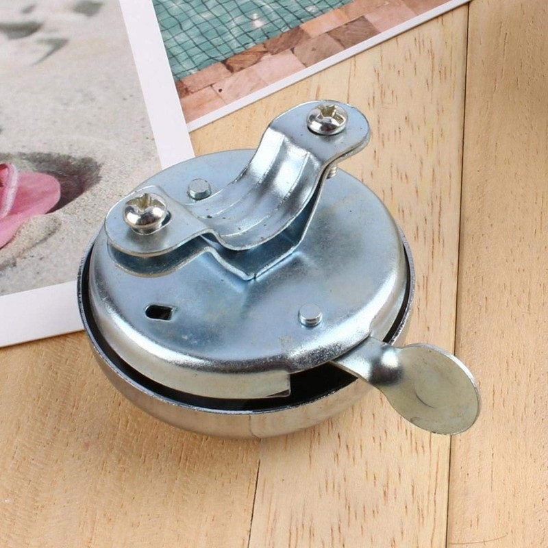 Dilwe Bicycle Handlebar Bell,Durable Retro Metal Loud Horn Bell Cycling