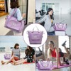 Jahomieo Large Capacity Foldable Travel Bag, Expandable Waterproof Carry on