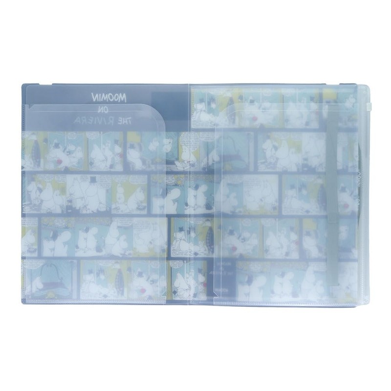Sun-Star Stationery MG S2175967 Moomin Goods, Clear File, Multi-Function, Rubber
