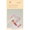 ZPVENATRO Decorative Duck-Shaped Detachable Desk Hook, Portable Side-Mount Schoolbag Pendant,