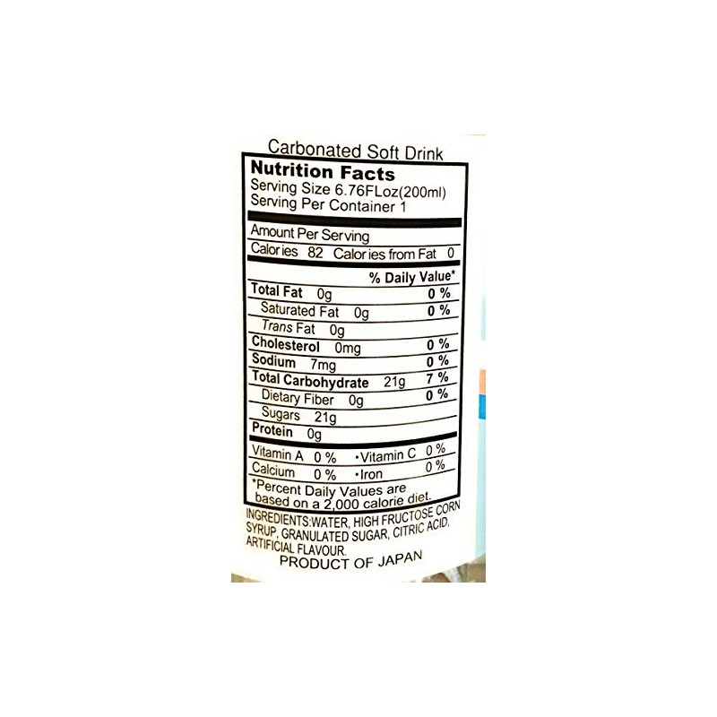 Ramune Carbonated Soft Drink 6.76 Fl Oz(Original Flavor) 6 Pack