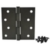 Cosmas Oil Rubbed Bronze Door Hinge 4" Inch x 4"
