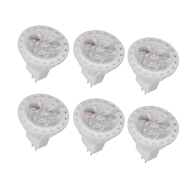 6Pcs MR11 LED Light Bulb 4W GU4 Dual Pin Bulb