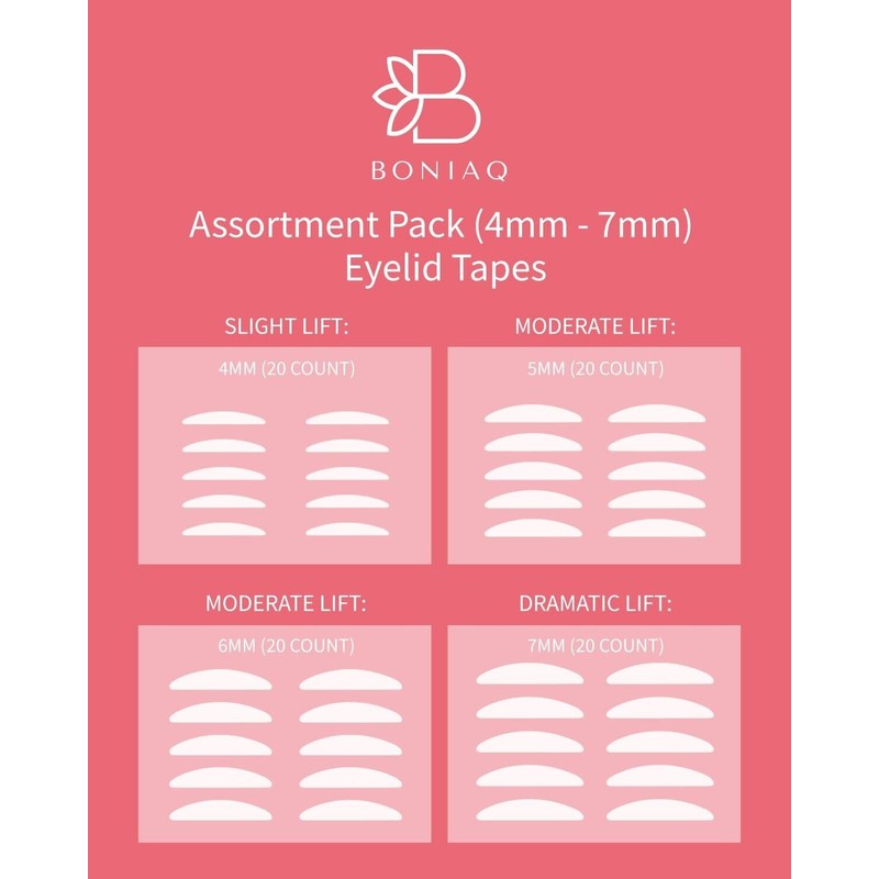 BONIAQ Instant Eyelid Lifter Strips Lifting Film Tape Medical Grade