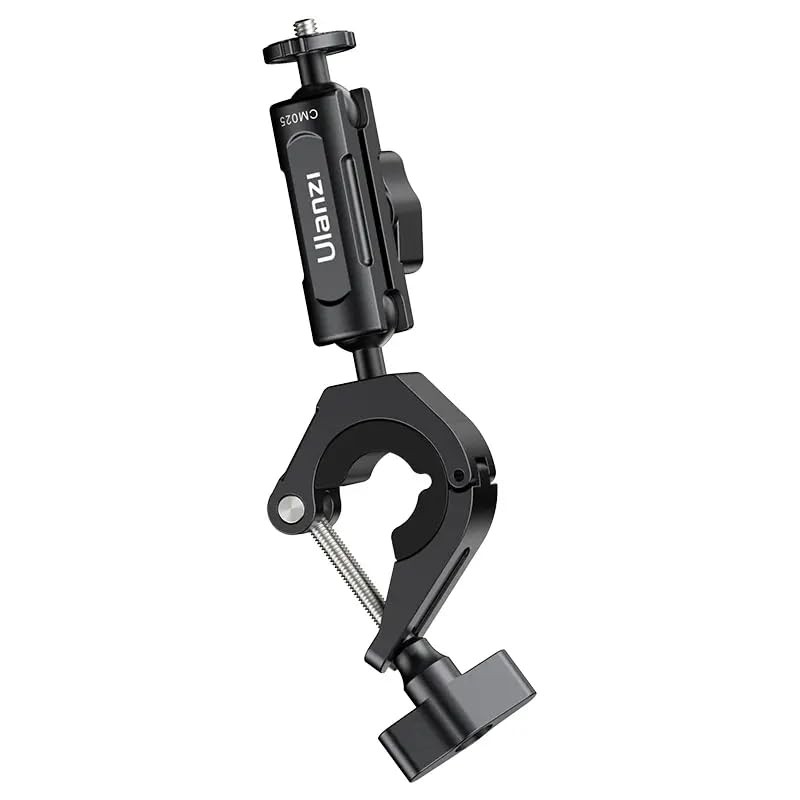 ULANZI Bike/Motorcycle Handlebar Clamp Mount For GoPro/Insta360 Action Cameras
