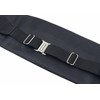 Men's Solid Multi-color Silk Cumberbund, Black, One Size