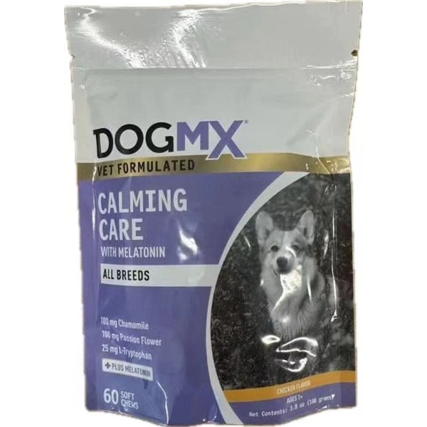 Dog MX Calming Care All Breeds 60 Soft Chews Chicken