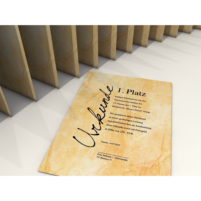 Certificate Paper "Carrara" 50 Sheets | Classic | for Certificates