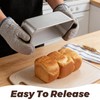 AKOLAFE 4 Pack Aluminum Loaf Pans 8x4 Inch Banana Bread