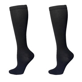 adspow Compression Socks for Men Women,Flight Compression Stocking Socks,Non-Slip Breathable Flight Socks Running Socks,for Running, Football, Flying, Prevent Varicose Veins,1Pair,S/M