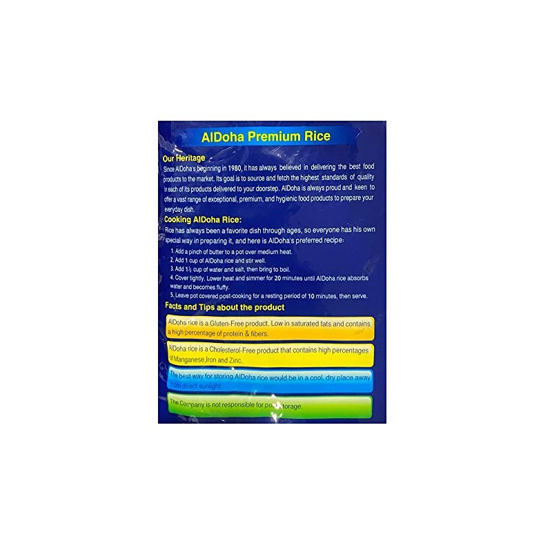 Aldoha - Premium Egyptian Calrose Rice, 11 Lb (5 kg)