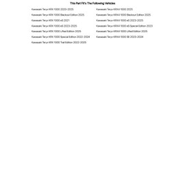 TUSK Wing Vent Kit 17" Wing with 1 3/4" Roll Cage Clamps
