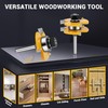 Junreox 2PCS Tongue and Groove Router Bit Set, 3rd Gen.