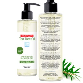 Shower Gel, Bath Soap and Shampoo (Body, Face and Hair) Fights Body Odour Detoxifies and Cleans Skin Deeply - 200 ml