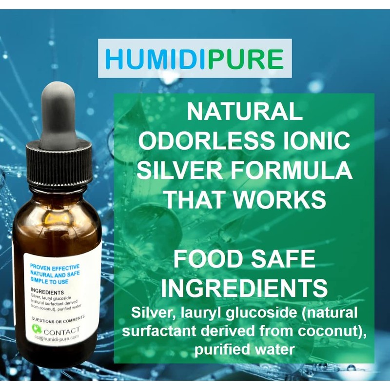 HUMIDIPURE Natural Food Grade Concentrate. 200 day+ Humidifier Treatment Additive*.