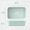 Bentgo Prep 1-Compartment Meal-Prep Containers with Custom-Fit Lids - Microwaveable,