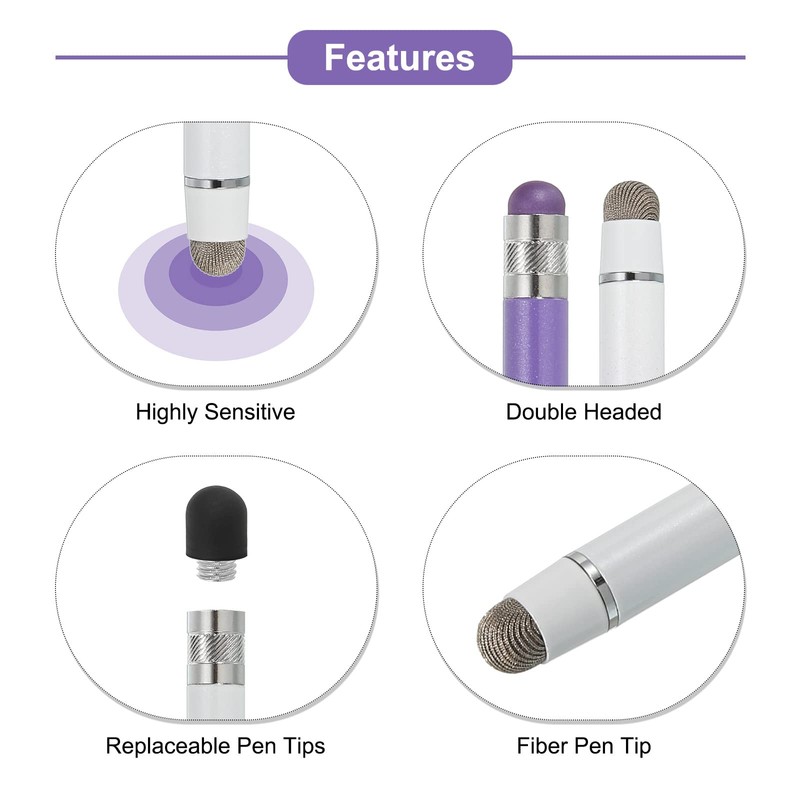 sourcing map Stylus Pens for Touch Screens Capacitive Stylus Universal
