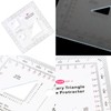 MONOJLY Protractor Practical Military Style Topographical Map Scale MGRS USNG