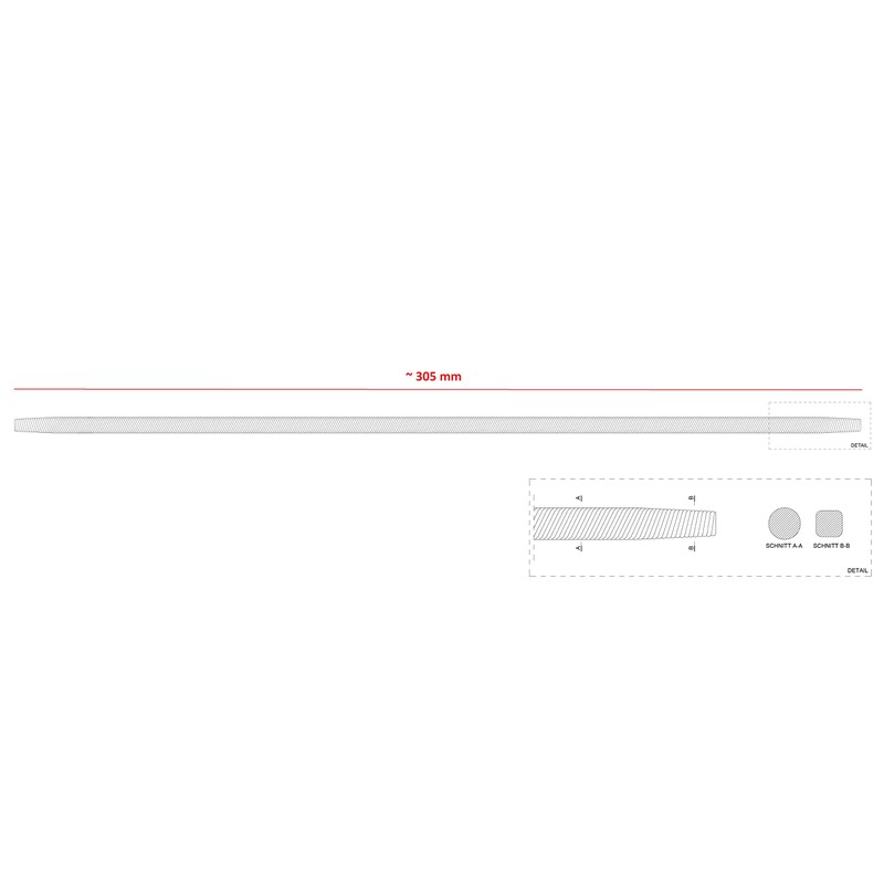 Spare Part - Flexible Drive Shaft for Drywall Sander -