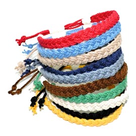 Woven Sailor Anklet Nautical Colors