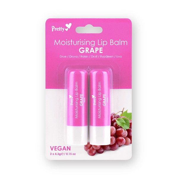 Pretty Moisturising Lip Balm - Grape
