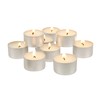 Stonebriar Unscented Long Burning White Tealight Candles, Bulk Pack, 6-7