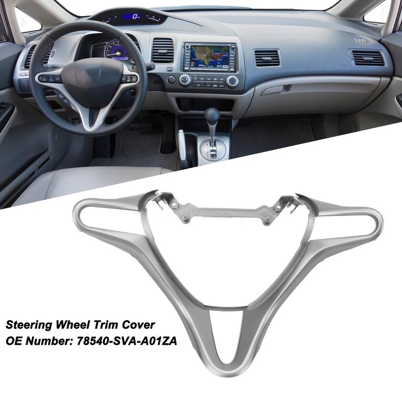 Steering Wheel Trim Cover 78540‑SVA‑A01ZA Stylish Look Steering Wheel Panel