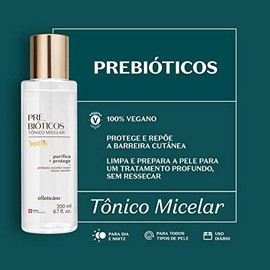 O BOCHICARIO BOTIK FACE TONIC, MIC, OBOTICario BOTIK TONICO MICELAR PREBIOTICOS, 6.8 fl oz (200 ml)