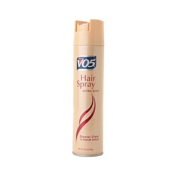 VO5 Hairspray Extra Body Crystal Clear 8.5 oz
