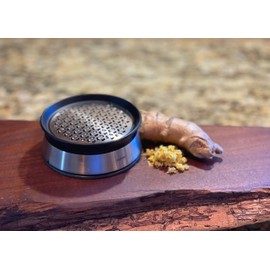 Moha - Rallador Giratorio de Jengibre, 8,9 cm x 3,8 cm, Acero Inoxidable