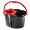 Libman Commercial 1056 Clean & Rinse Bucket with Wringer, 4