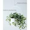 ABETREE Hanging Planter Indoor Modern Boho Plant Pot Metal Wall