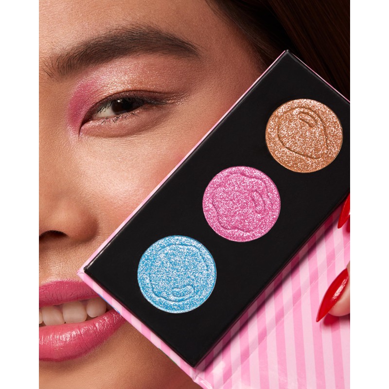 KIKO Milano Candy Crush™ Ultra Shimmer Eyeshadow Trio, Palette With