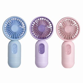 Mini Portable Fan 3 Pack, Cute Handheld Battery Operated Lightweight Small Personal Fan with 3 Speeds and USB Rechargeable Eyelash Fans for Stylish Girl Kids Women Men Office Outdoor Travel Camping