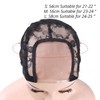 2 Pieces U Part Wig Cap for Making Wigs, Lace