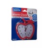 FamilyMaid Alarm Clock Portable Size Apple Shaped RED #76024A NEW