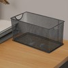 WeiLaiKeQi Countertop Basket CD Storage Box Organizing Rectangle Mesh Open