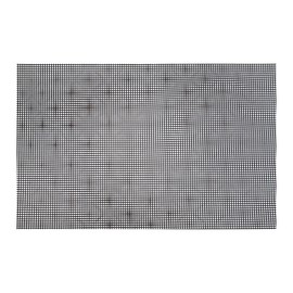 QUARKZMAN 6 Pieces 13 x 20 Inch Plastic Mesh Canvas 8 Pieces Needle Point Blank Canvas Square for Embroidery, Knitting, Crochet, Acrylic Yarn Crafts, Black