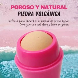 3pz Rodillo Piedra Volcánica Absorbe Grasa Facial Full                                                                                                