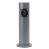 Grafner Stainless Steel Design Garden Socket with 2 Sockets, 3600