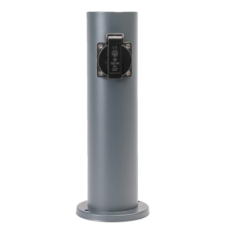 Grafner Stainless Steel Design Garden Socket with 2 Sockets, 3600