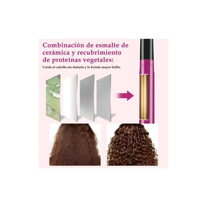 Tenaza Rizadora De Cabello De Cerámica De 9mm Temperatura