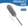 Tomedeks Duster, Washable, Duster, Pack of 2, Retractable for Cleaning