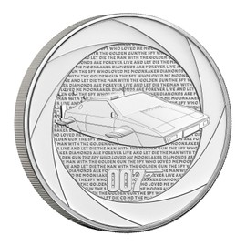 CrawleyCoins 2023 Six Decades of James Bond 007 – 1970 £5 Brilliant Uncirculated Coin in Mint Pack