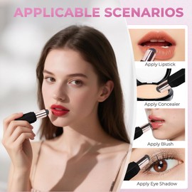 Unaone Silicone Lip Brush - Retractable Lip Brush for Lipstick, Soft Silicone Makeup Applicator for Lipstick Lip Gloss Balm Concealer (1 PCS)