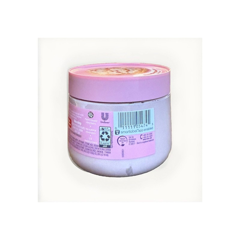 Dove X Crumbl Body Scrub Strawberry crumb Cake 15 oz