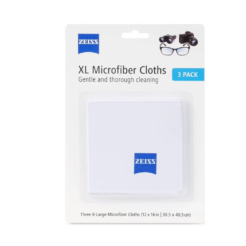 ZEISS Jumbo Microfiber Cleaning Cloths, 3 pk.